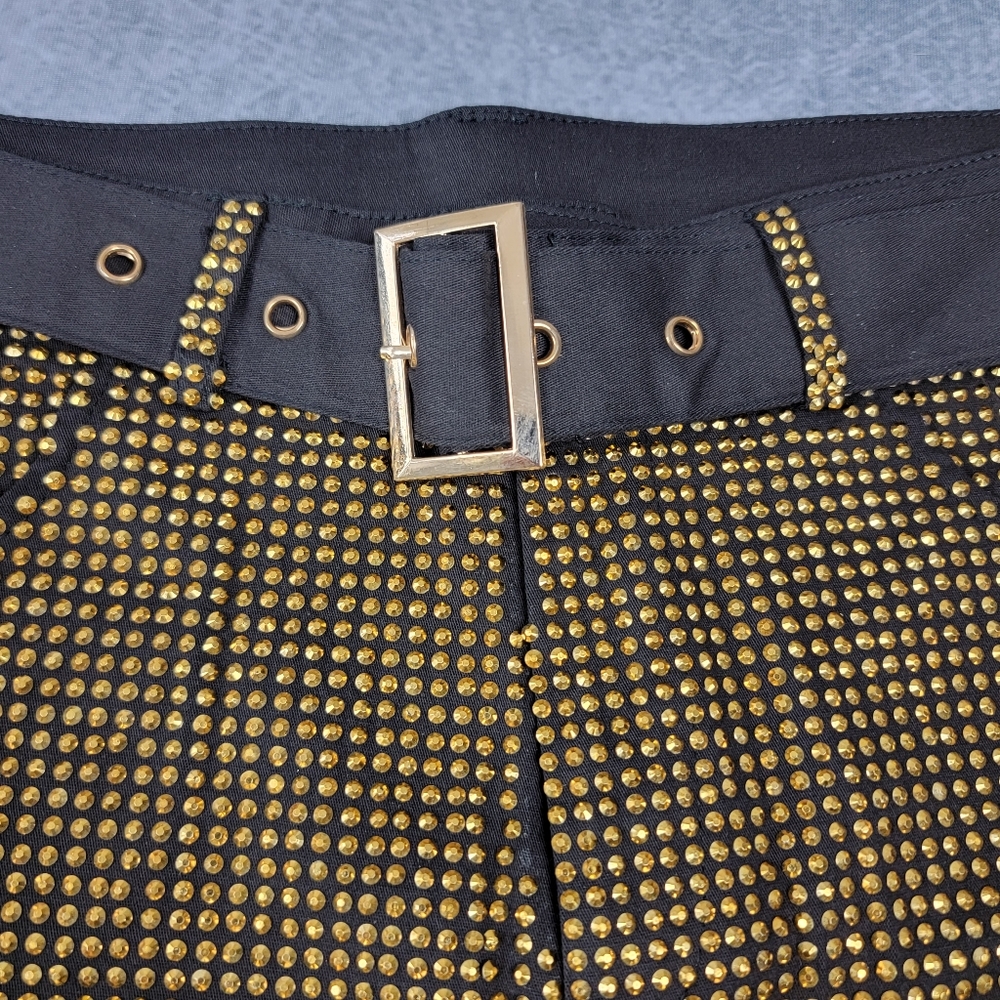 Available In Another Listing- Cien Rhinestone Belted High Rise Shorts - Picture 12 of 14